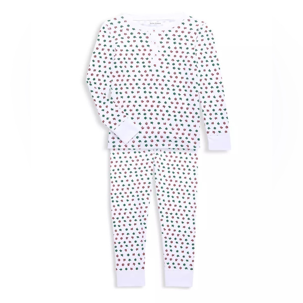 Roller Rabbit Red & Green Starry Night 12-18 M